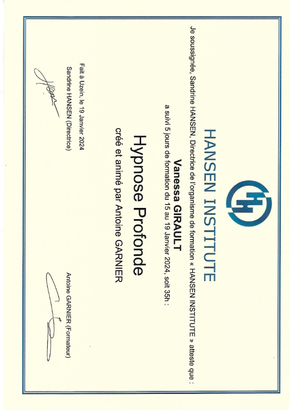 photo diplome Vanessa Girault