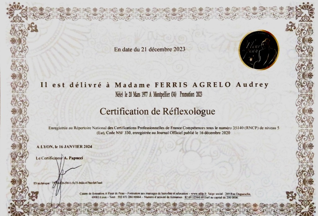 photo diplome Réflexo’drey