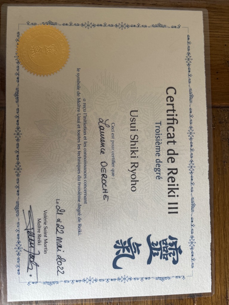 photo diplome Laurence Deroche