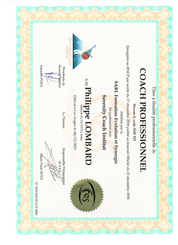 photo diplome AGIR CONSULTING PHL