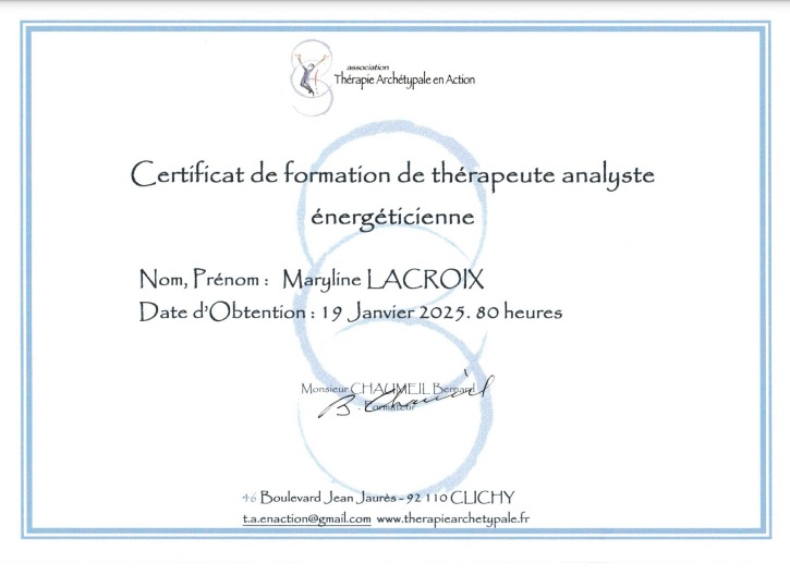 photo activite MARYLINE LACROIX