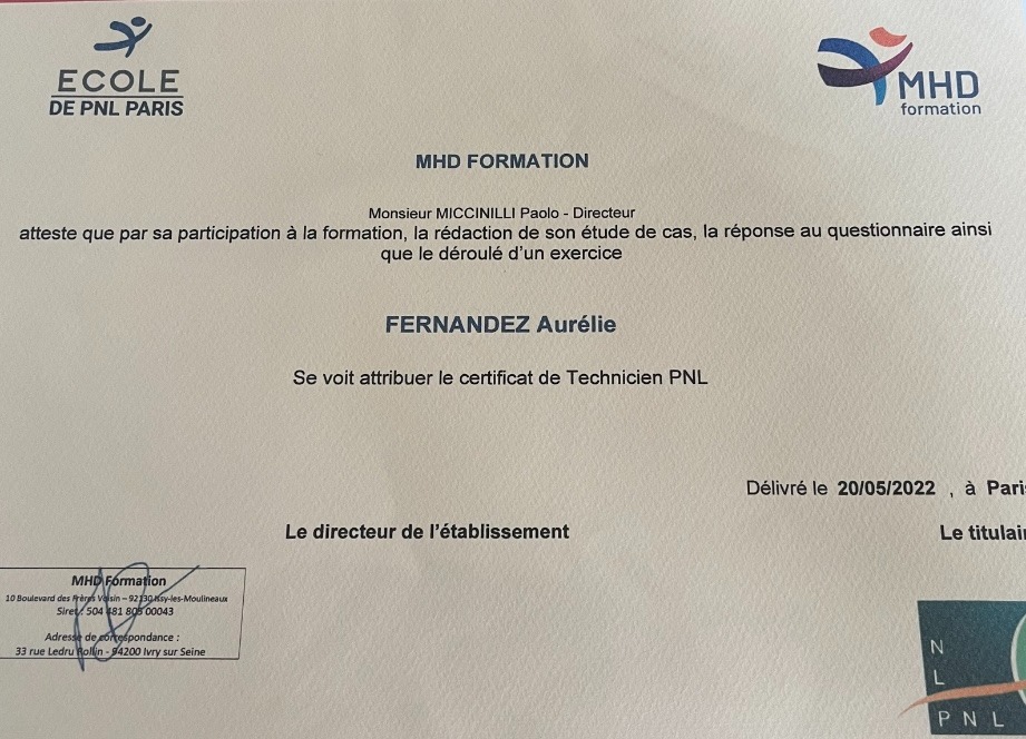 photo seance Aurélie FERNANDEZ à Feliz Vida Coaching