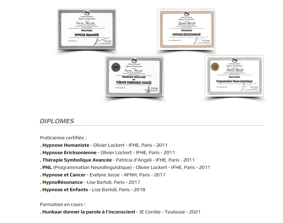 photo diplome Judith VALLON