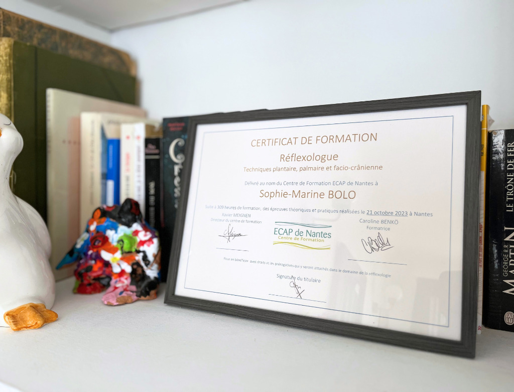 photo diplome Sophie-Marine Bolo - Le Point Reflet