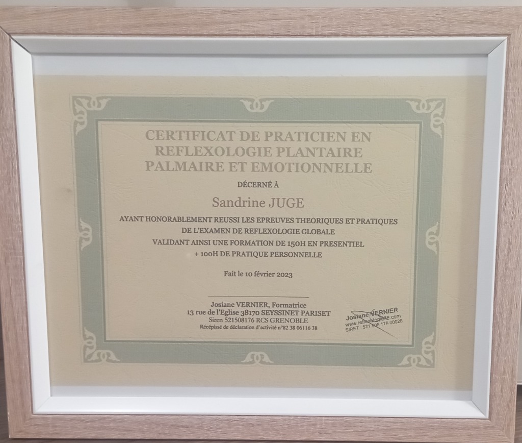 photo diplome Sandrine