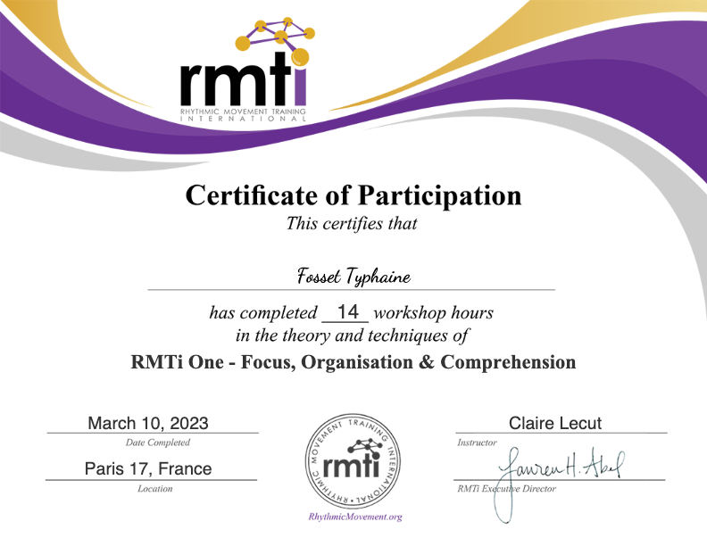 photo diplome Typhaine Fosset