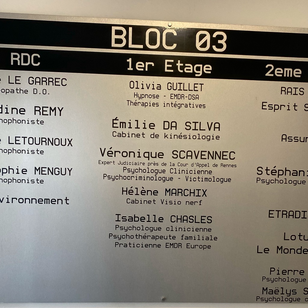 photo cabinet Emilie Da Silva cabinet de kinésiologie 