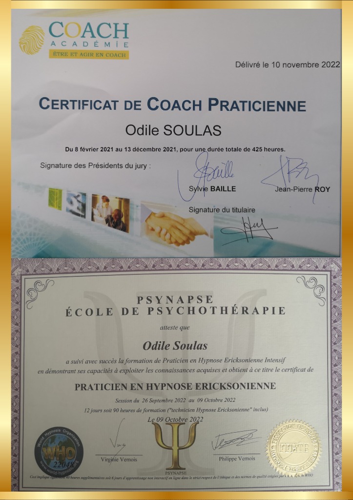 photo diplome Odile Soulas