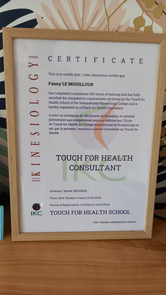 photo activite Fanny Le Mouillour Kinésiologie 