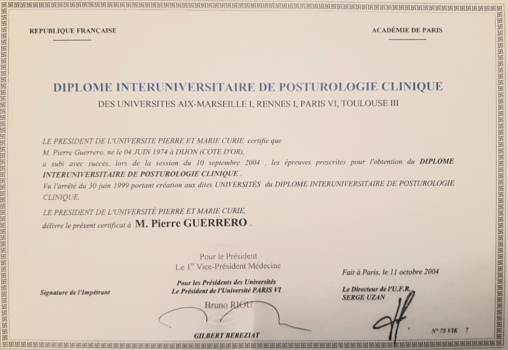 photo diplome Pierre Guerrero
