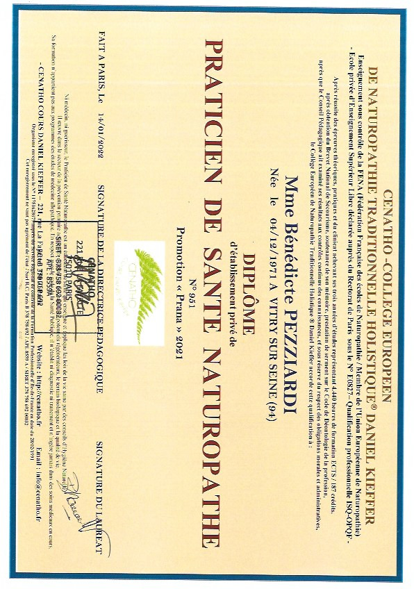 photo diplome Benedicte 