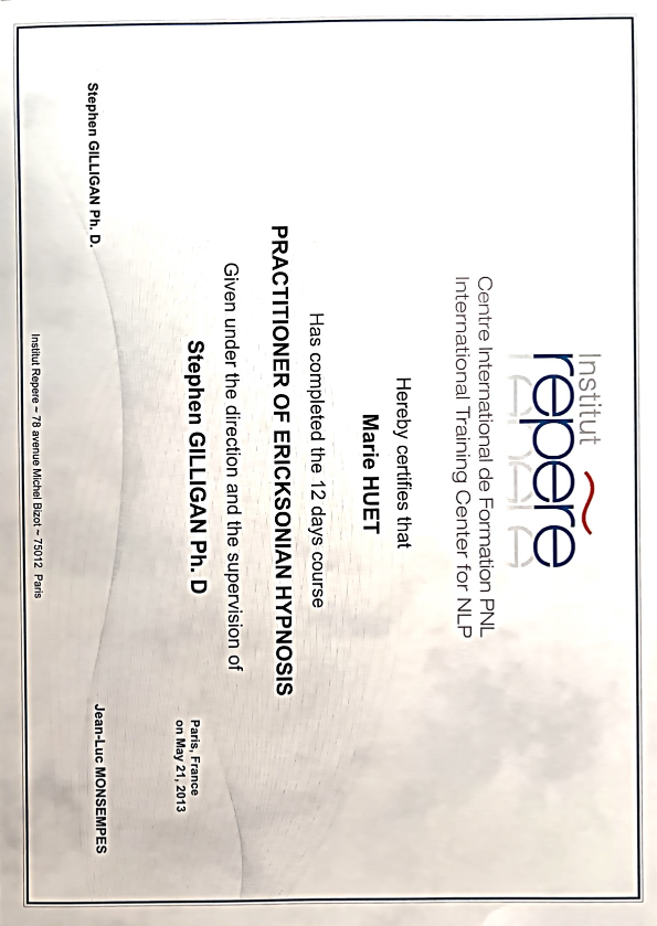 photo diplome Marie HUET