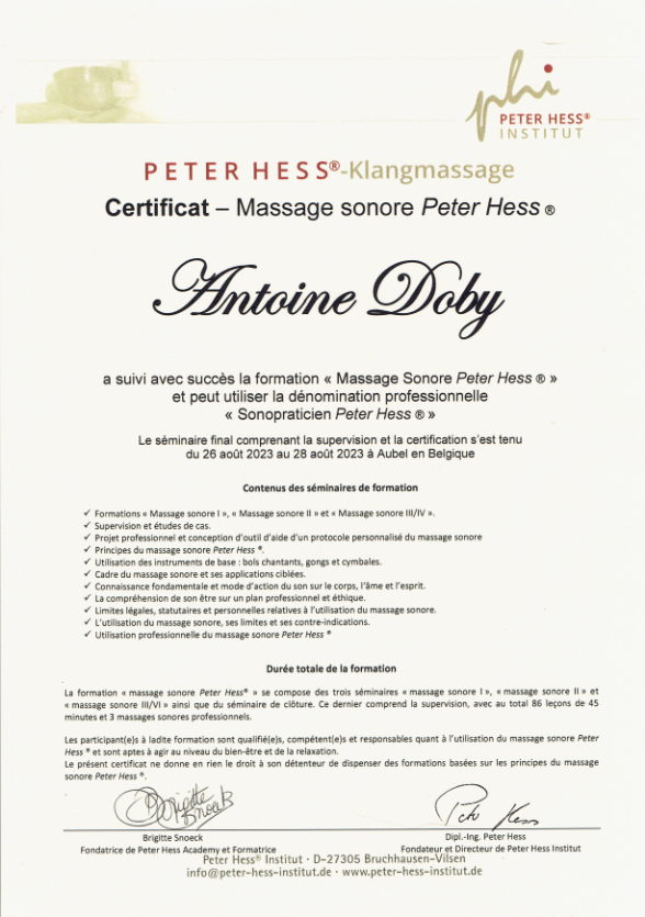 photo diplome Antoine DOBY
