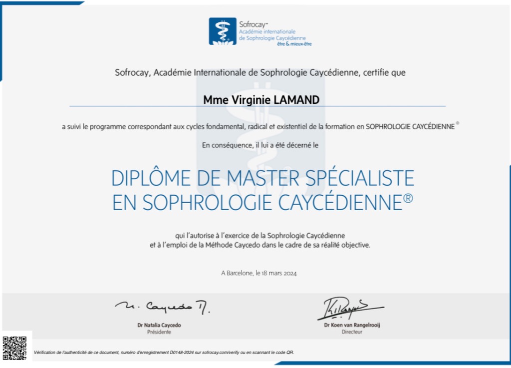 photo diplome LAMAND Virginie