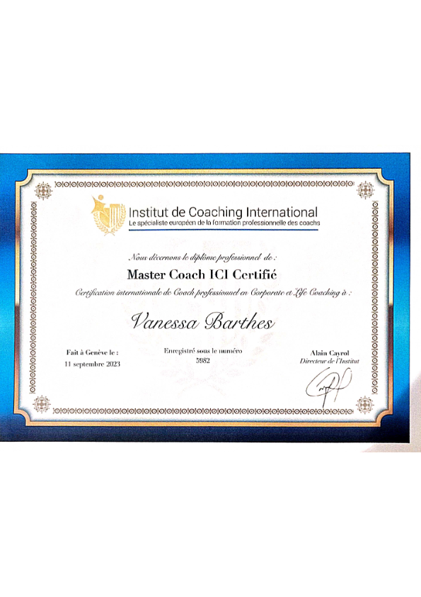 photo diplome Vanessa barthes