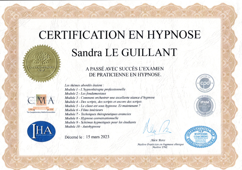 photo diplome Moon Flow - Sandra Le Guillant