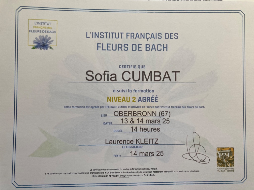 photo diplome Sofia Cumbat