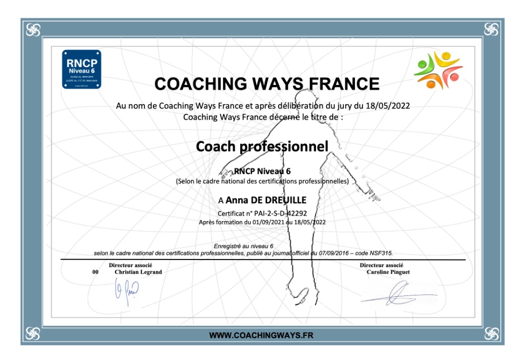 photo diplome Anna de Dreuille