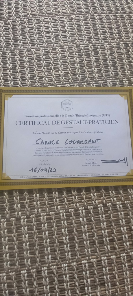 photo diplome Louargant Carole