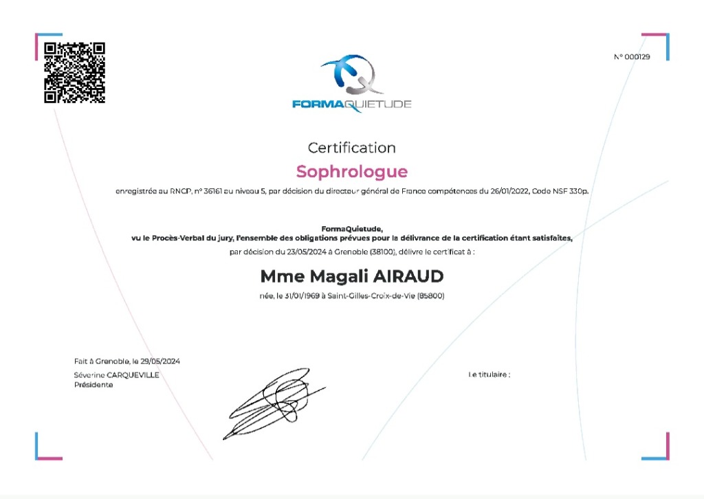 photo diplome Magali Airaud