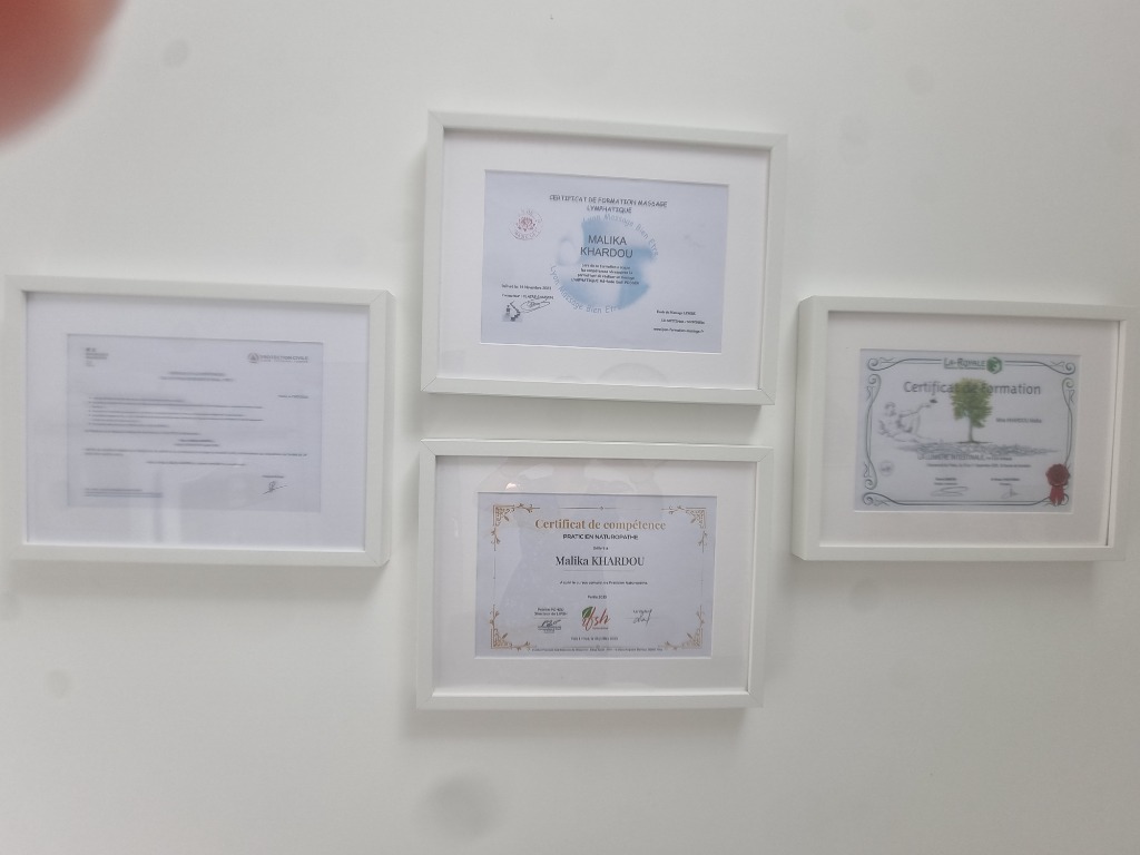 photo diplome Malika khardou 