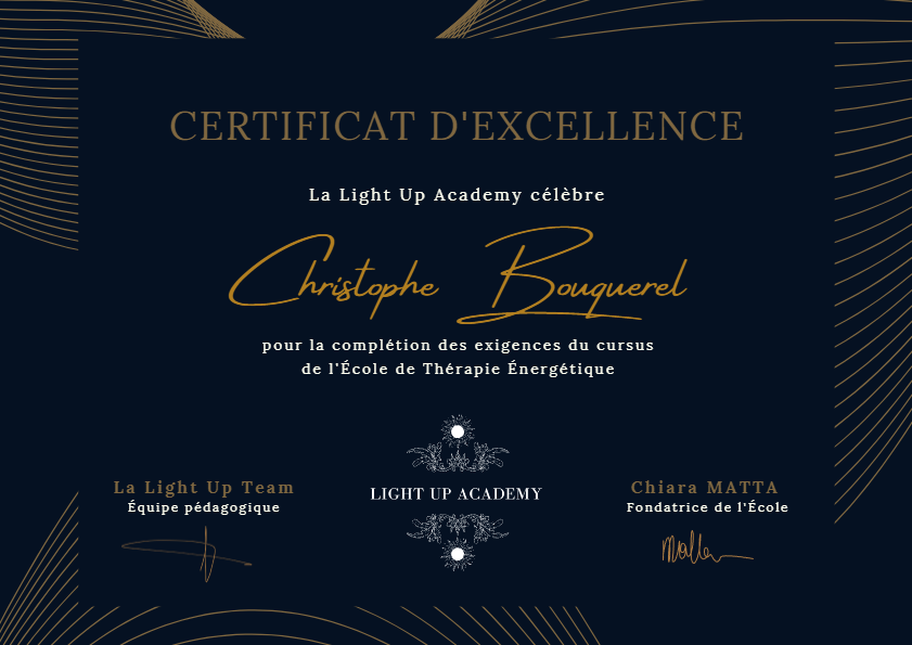 photo diplome Christophe Bouquerel