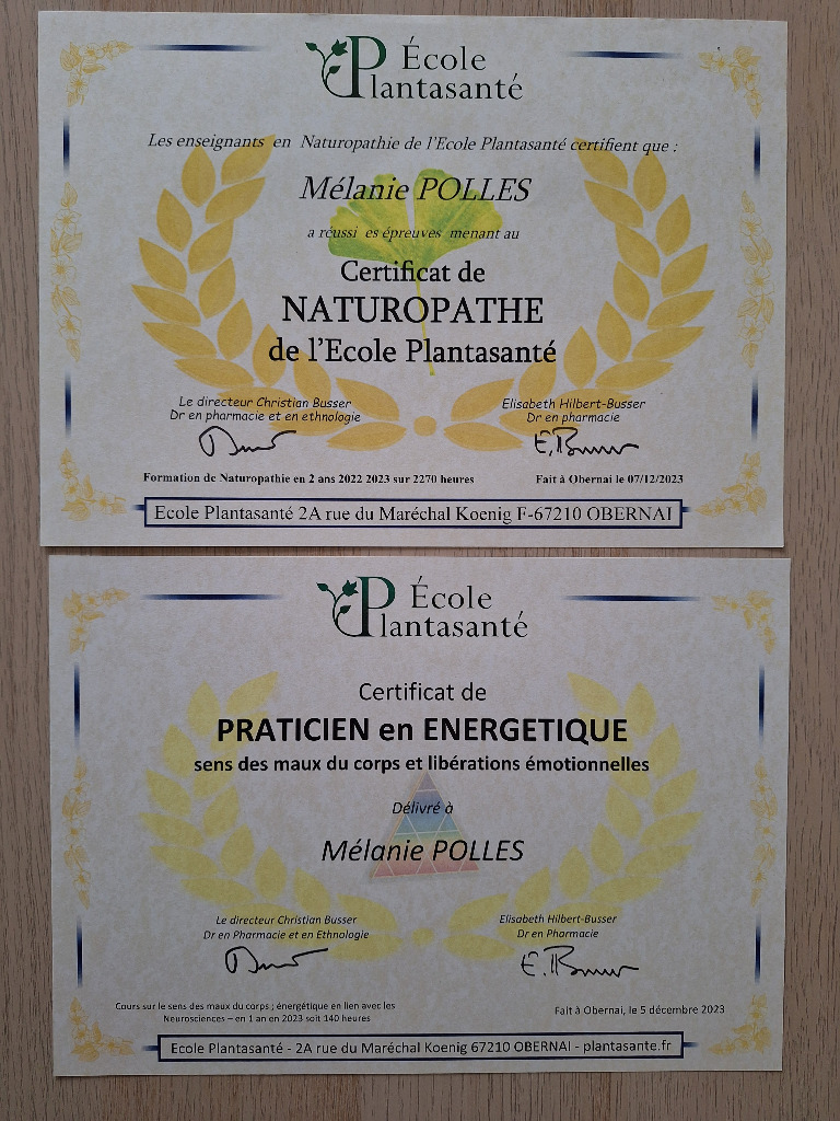 photo diplome Mélanie POLLES
