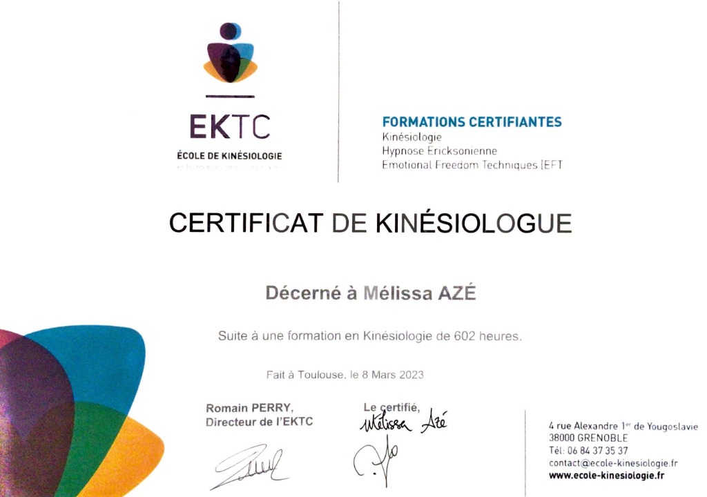photo diplome Mélissa Azé