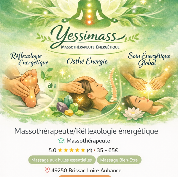 Massothérapeute/Réflexologie  énergétique