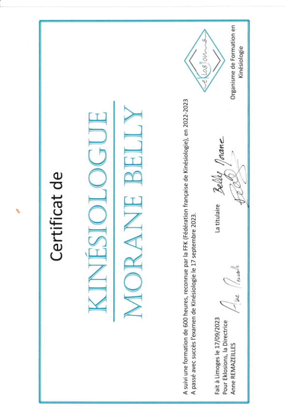 photo diplome Morane belly