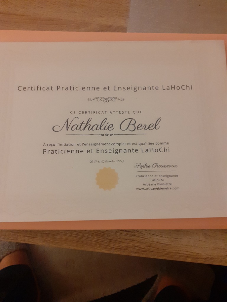 photo diplome Nathalie Berel