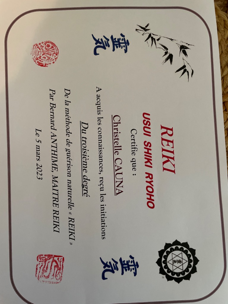 photo diplome La Magie de Chris 