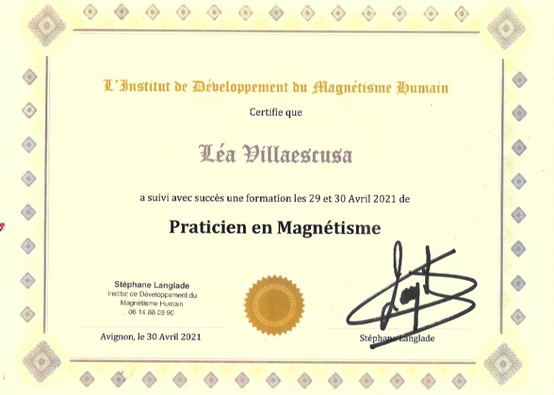 photo diplome Léa Villaescusa