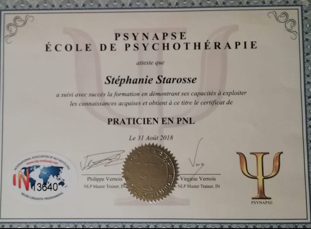 photo diplome Stephanie Starosse 