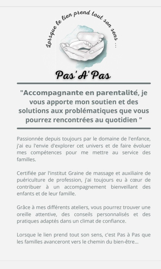 photo diplome Pas’A’Pas 