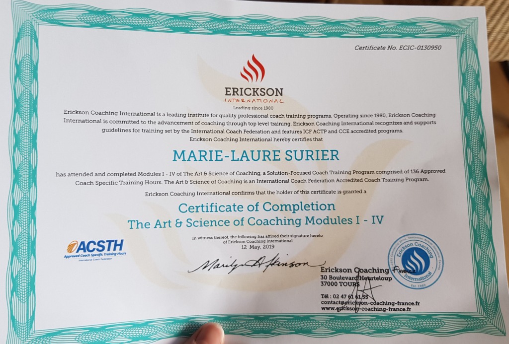 photo diplome Marie-laure Surier