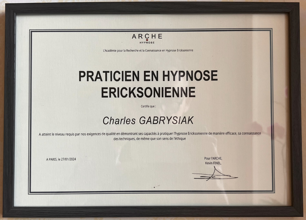 photo diplome Charles Gabrysiak