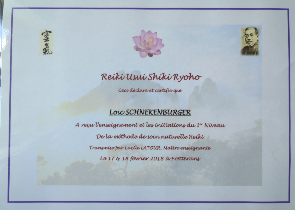 photo diplome Loïc Schnekenburger