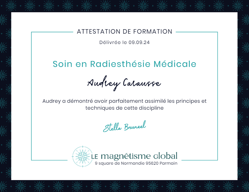 photo diplome Audrey Carausse Ôsoins