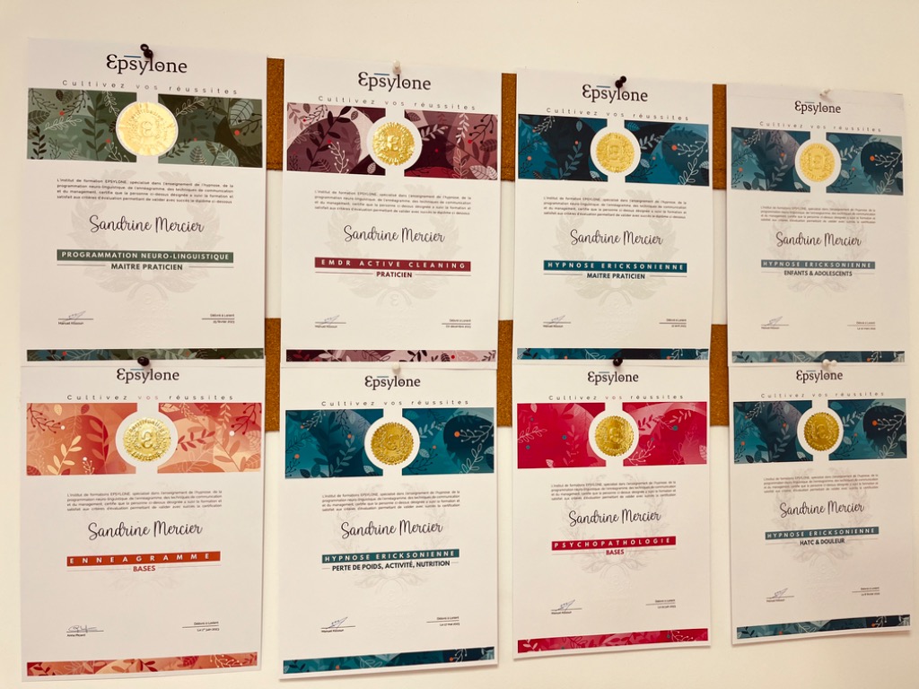 photo diplome Sandrine Mercier 