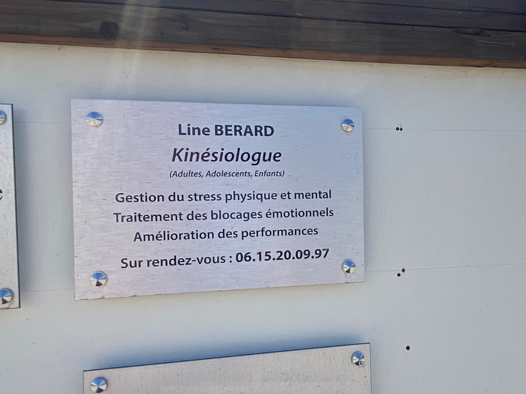 photo seance Line Kinesiologue