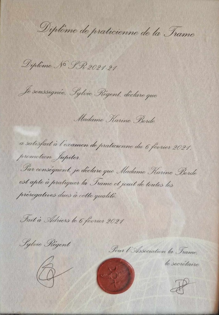photo diplome Karine BORDE