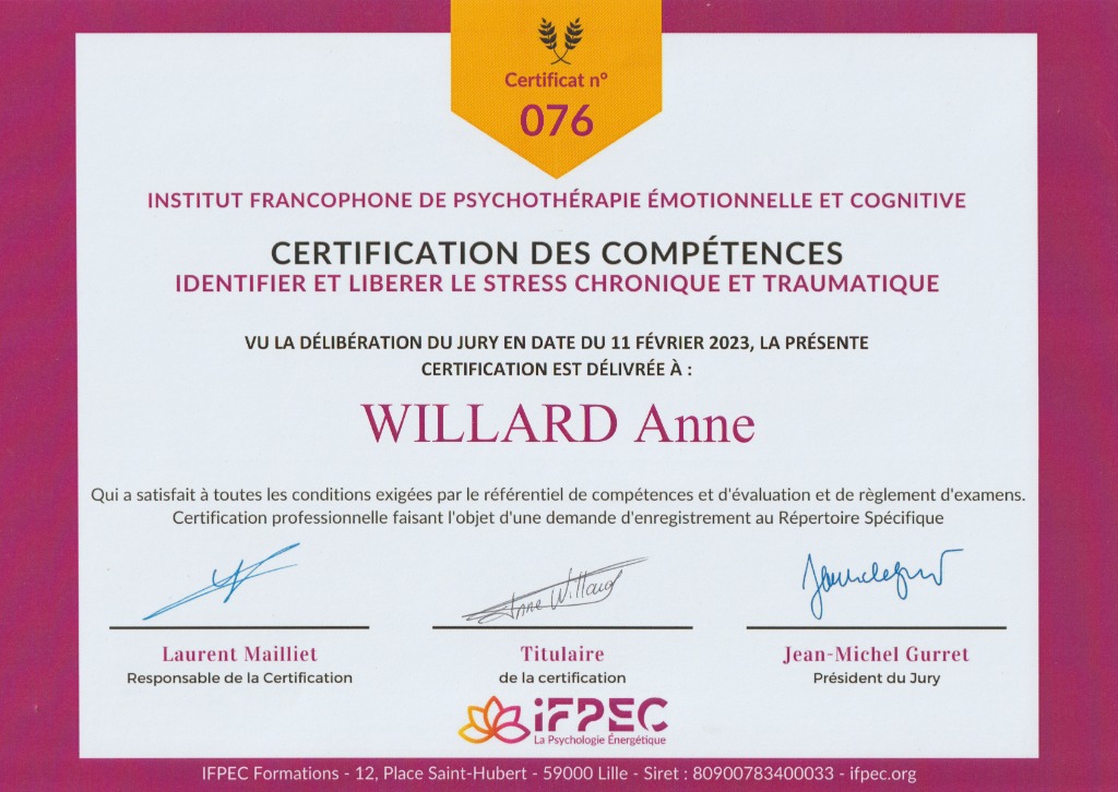 photo diplome Anne Willard