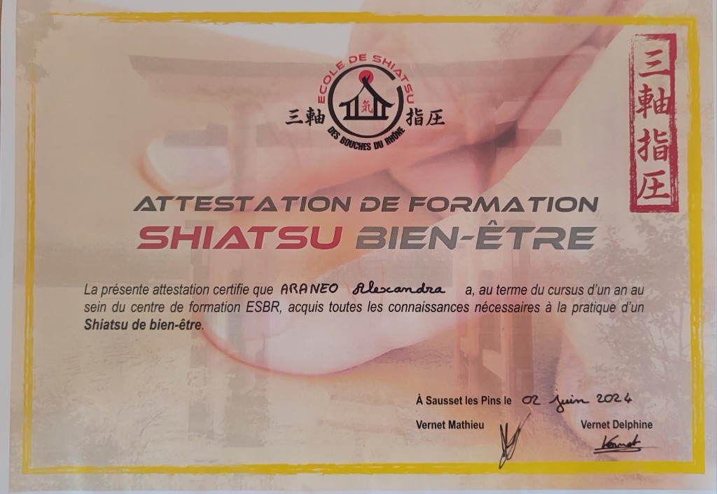 photo diplome Araneo Alexandra