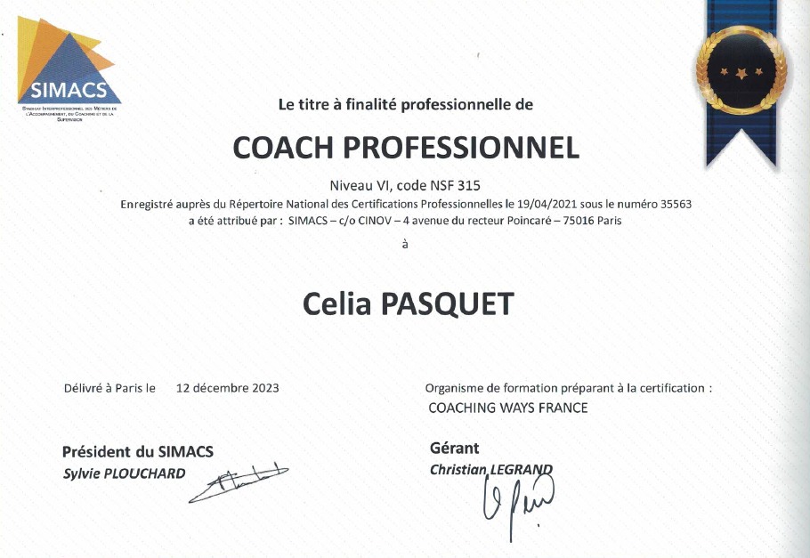 photo diplome Célia Pasquet