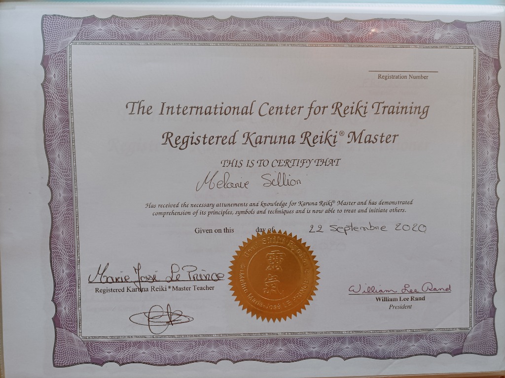 photo activite Mélanie Reiki Karuna