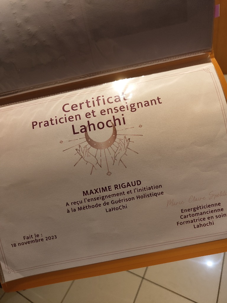 photo diplome Spiritual Thinks