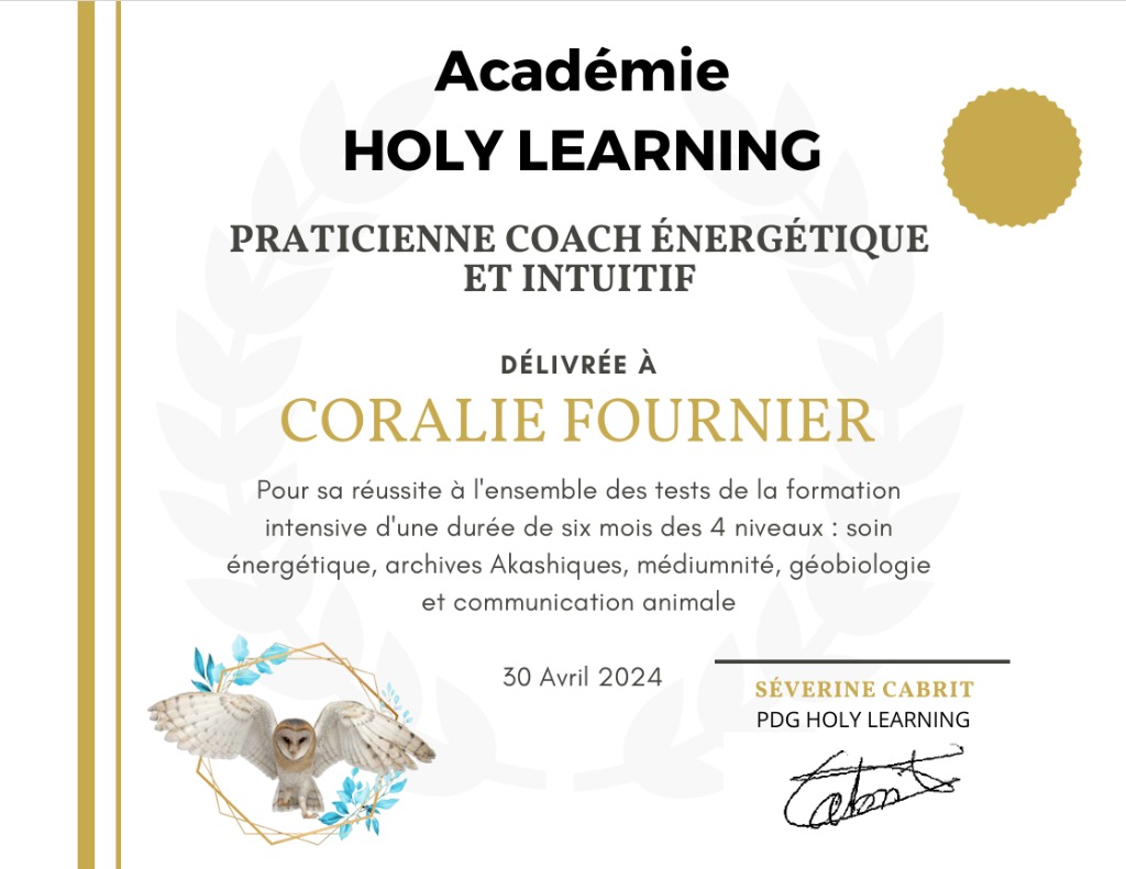 photo diplome Coralie fournier