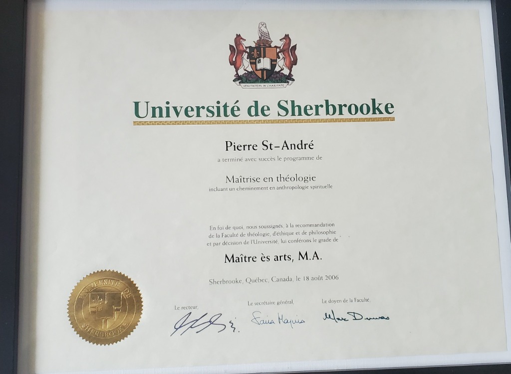 photo diplome Pierre St-André