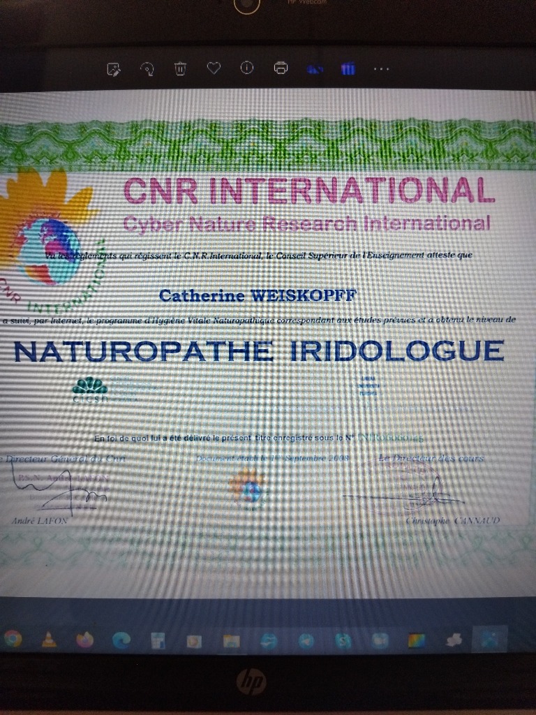 photo diplome Catherine Weiskopff 
